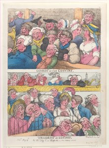 Comedy in the Country, Tragedy in London, 29 maj 1807., 29 maj 1807. av Thomas Rowlandson