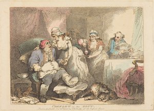 Lättnad vid gikt av Thomas Rowlandson