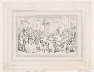 Comforts of Bath, tavla 2, 6 januari 1798., 6 januari 1798. av Thomas Rowlandson