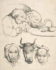 Jämförande anatomi, 1800-25., 1800-25. av Thomas Rowlandson