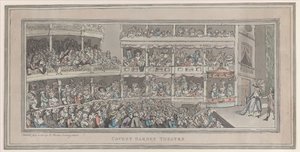 Covent Garden Theatre, 20 juli 1786, 20 juli 1786. av Thomas Rowlandson