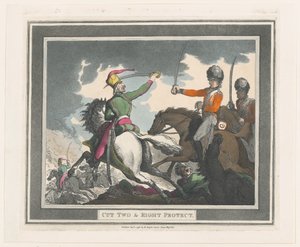 Cut Two & Right Protect, 1 september 1798., 1 september 1798. av Thomas Rowlandson