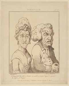 Förtvivlan, 21 februari 1800, 21 februari 1800. av Thomas Rowlandson