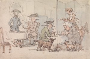Gäster på en ”Chop Shop” av Thomas Rowlandson