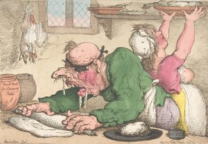 Middagar Drest in the Neatest Manier, oktober 1811, oktober 1811. av Thomas Rowlandson