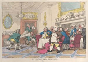 Besvikna epikurer, 1809., 1809. av Thomas Rowlandson