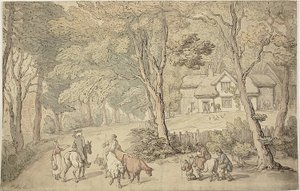 Doktor Syntax på vägen av Thomas Rowlandson