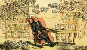 "Dr Syntax - doktorns dröm" av Thomas Rowlandson