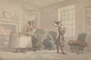 Dr. Syntax – En hyllning till fönstrets kvickhet av Thomas Rowlandson