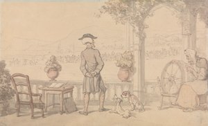 Dr. Syntax i monolog av Thomas Rowlandson
