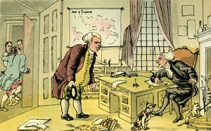 "Dr Syntax och bokhandlaren" av Thomas Rowlandson