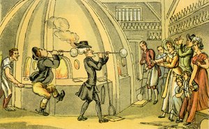 "Dr Syntax i glashuset" av Thomas Rowlandson
