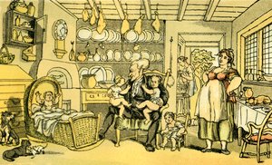"Dr Syntax blev sjuksköterska" av Thomas Rowlandson