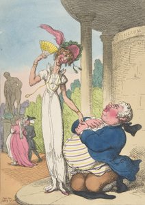 Dropsy uppvaktande konsumtion, 25 oktober 1810., 25 oktober 1810. av Thomas Rowlandson