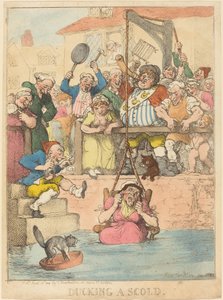 Ducka en skäll av Thomas Rowlandson