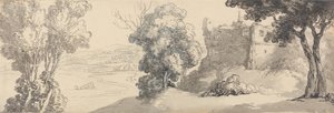 Dudley Castle av Thomas Rowlandson