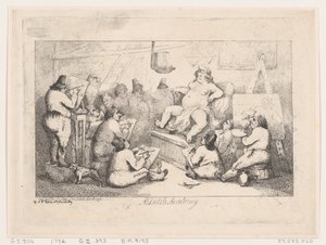 Dutch Academy, mars 1792, mars 1792. av Thomas Rowlandson