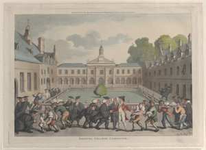 Emmanuel College, Cambridge, 31 oktober 1811, 31 oktober 1811. av Thomas Rowlandson