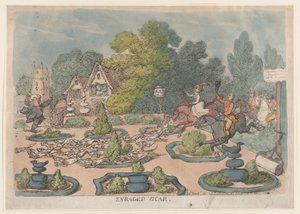Rasande kyrkoherde, 1 mars 1807., 1 mars 1807. av Thomas Rowlandson