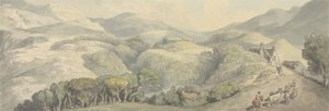 Ingång till Festiniog, Wales av Thomas Rowlandson