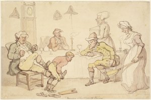 ”Kvällen” eller ”Den känslosamme mannen” av Thomas Rowlandson