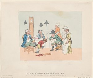 Kväll, eller Känslans man, 1 maj 1803., 1 maj 1803. av Thomas Rowlandson