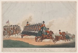 Expedition, eller militärflyg, 16 maj 1798, 16 maj 1798. av Thomas Rowlandson