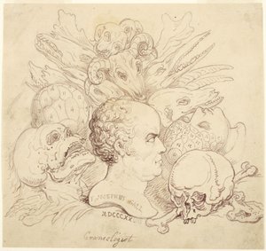 F. Josephus Gall, kraniolog av Thomas Rowlandson