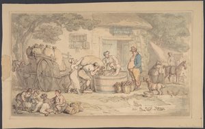 Jordbruksbild av Thomas Rowlandson