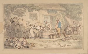 Lantbruksscen, 1780-1827. av Thomas Rowlandson