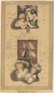 Första och andra våningen av Thomas Rowlandson