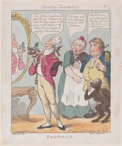 Footman, 30 augusti 1799, 30 augusti 1799. av Thomas Rowlandson