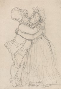 Förlåtande älskare av Thomas Rowlandson