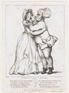 Forgiving Lovers, 15 mars 1798, 15 mars 1798. av Thomas Rowlandson
