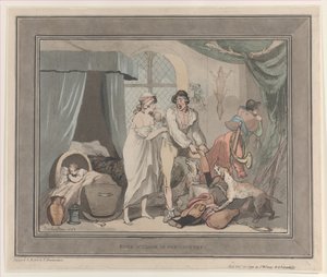 Klockan fyra på landet, 20 oktober 1790, 20 oktober 1790. av Thomas Rowlandson