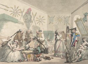 Franska baracker, 12 augusti 1791, 12 augusti 1791 av Thomas Rowlandson