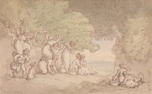 Frukt- och nötplockning av Thomas Rowlandson