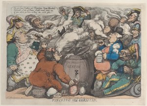 Funcking the Corsican, 6 december 1813., 6 december 1813. av Thomas Rowlandson