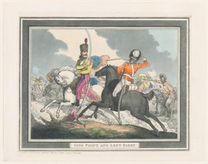 Give Points and Left Parry, 1 september 1798., 1 september 1798. av Thomas Rowlandson