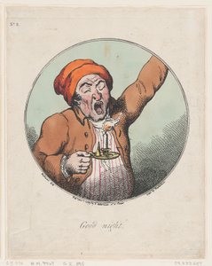 God natt, 1 november 1799, 1 november 1799. av Thomas Rowlandson