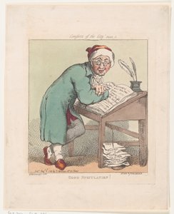 Goda spekulationer!, 10 augusti 1799, 10 augusti 1799. av Thomas Rowlandson