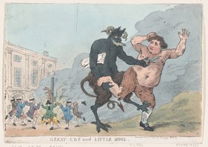 Great Cry and Little Wool, 22 december 1783., 22 december 1783. av Thomas Rowlandson