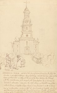 Greenwich-kyrkan av Thomas Rowlandson