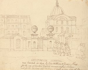 Greenwich-sjukhuset av Thomas Rowlandson