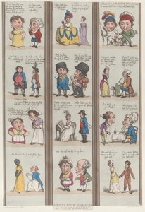Groteska gränser för rum och salar, [1800], nytryck., [1800], nytryck. av Thomas Rowlandson