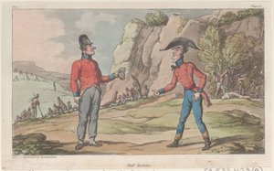 Half Rations, från The Military Adventures of Johnny Newcome, 1815., 1815. av Thomas Rowlandson