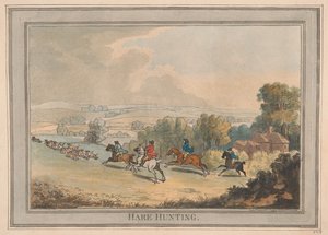 Harejakt av Thomas Rowlandson