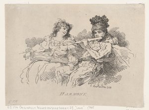 Harmony, 12 augusti 1785, 12 augusti 1785. av Thomas Rowlandson