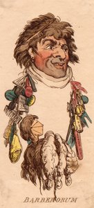 Rubriker: Barberorum av Thomas Rowlandson