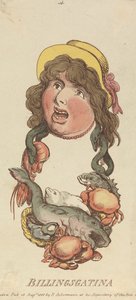 Rubriker: Billingsgatina av Thomas Rowlandson